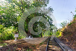 Obsolete railroad in Sri Lanka