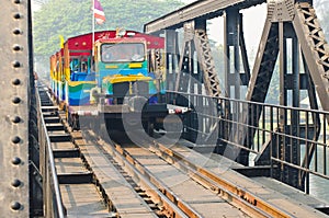 Obsolete train in rural.