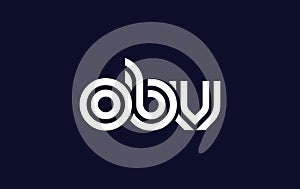 OBV Creative Unique Modern Letter Logo Design