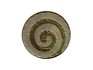 Obverse of Hungary coin 2 forint 1989. Type KM# 591.