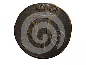 Obverse of Russian Empire coin 2 copecks 1799.