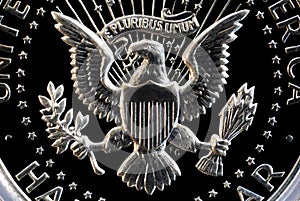 Obverse of US Silver Half Dollar