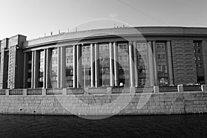 Obvodny canal and Frunzensky department store building.