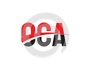 OCA Letter Initial Logo Design Vector Illustration