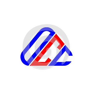 OCC letter logo creative design with vector graphic, OCC