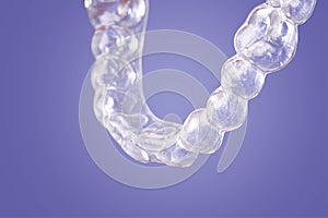 Occlusal Splint, orthodontic treatment with invisible braces