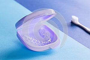 Occlusal Splint, orthodontic treatment with invisible braces