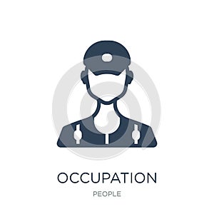 occupation icon in trendy design style. occupation icon isolated on white background. occupation vector icon simple and modern