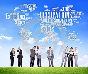 Occupation Job Careers Expertise Human Resources Concept photo