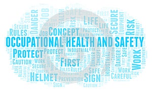 Occupational Health And Safety word cloud.