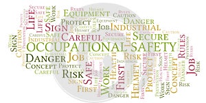 Occupational Safety word cloud