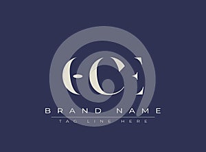 OCE abstract letter logo design