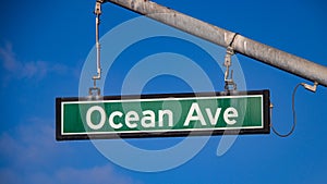 Ocean Ave in Laguna Beach