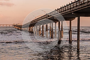 Ocean Beach Fishing Pier in San Diego, California