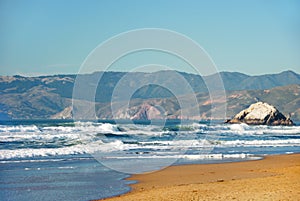 Ocean Beach in San Francisco California