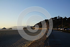 Ocean beach san francisco sunset photo