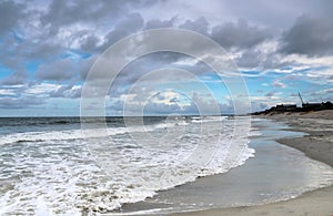 Ocean beach view.