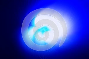 Ocean blue deep pattern glow. scientific