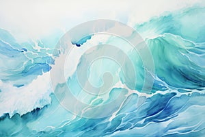 Ocean blue sea turquoise beach background travel splash summer wave nature background water