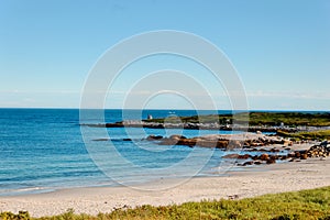 Ocean and blue sky