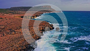 Ocean blue storm nature texture background beach sea