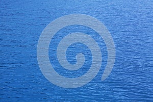 Ocean: Blue water background - empty natural surface.