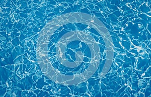 ocean blue water shinny wave textured background swimming pool rippled water