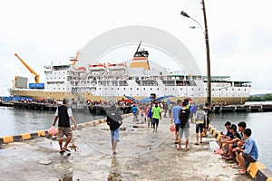 Ocean boat in Nabire