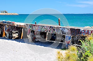 Ocean Breakwater with Tagging: Fremantle, Western Australia