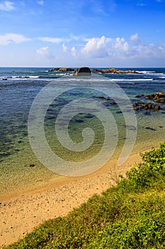 Ocean coast of Fort Gale at Sri Lanka