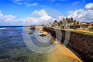 Ocean coast of Fort Gale at Sri Lanka