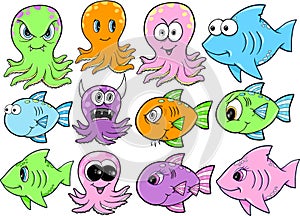 Ocean Creatures Set