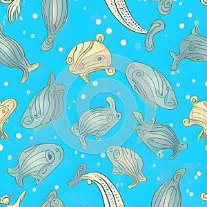 ocean draw random background, underwater, abstract element pattern design