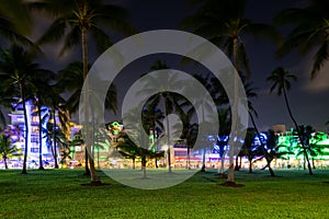 Ocean Drive Miami SOBE logos removed for commercial use photo