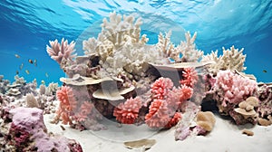 ocean dying coral reef