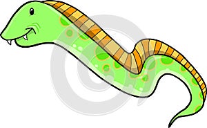Ocean Eel Vector Illustration