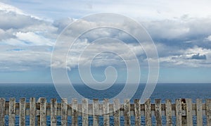 Ocean, Fence and Sky - Cape Spear, Newfoundland