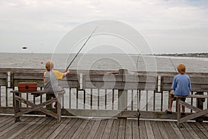 Ocean Fishing Pier Twins