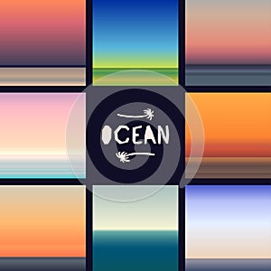 Ocean gradient set