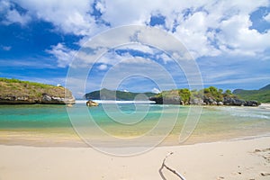 Ocean Landscape at Sumbawa Island. photo