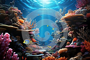 ocean life, AI generatd