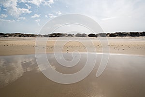 The ocean in North Carolina on the Outer Banks.