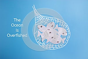 ocean is overfished concept image