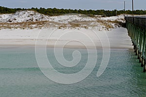 Ocean pier on Floridas panhandle