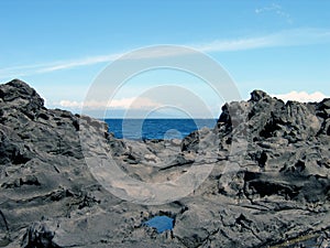 Ocean between rocks