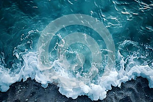 Ocean\'s Edge: A Serenade of Waves and Salt. Concept Nature\'s Symphony, Seaside Escape, Coastal