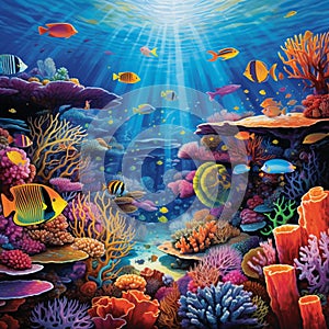 Ocean's Oasis: A Breathtaking Coral Wonderland