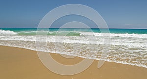 Ocean's waves in Fuerteventura