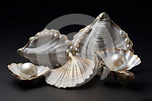 Ocean shell beach pearl tropical background white seashell sea pattern nature beauty