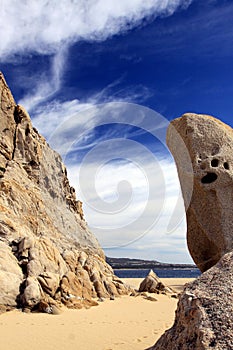 Ocean side rock formation Cabo San Lucas, Mexico